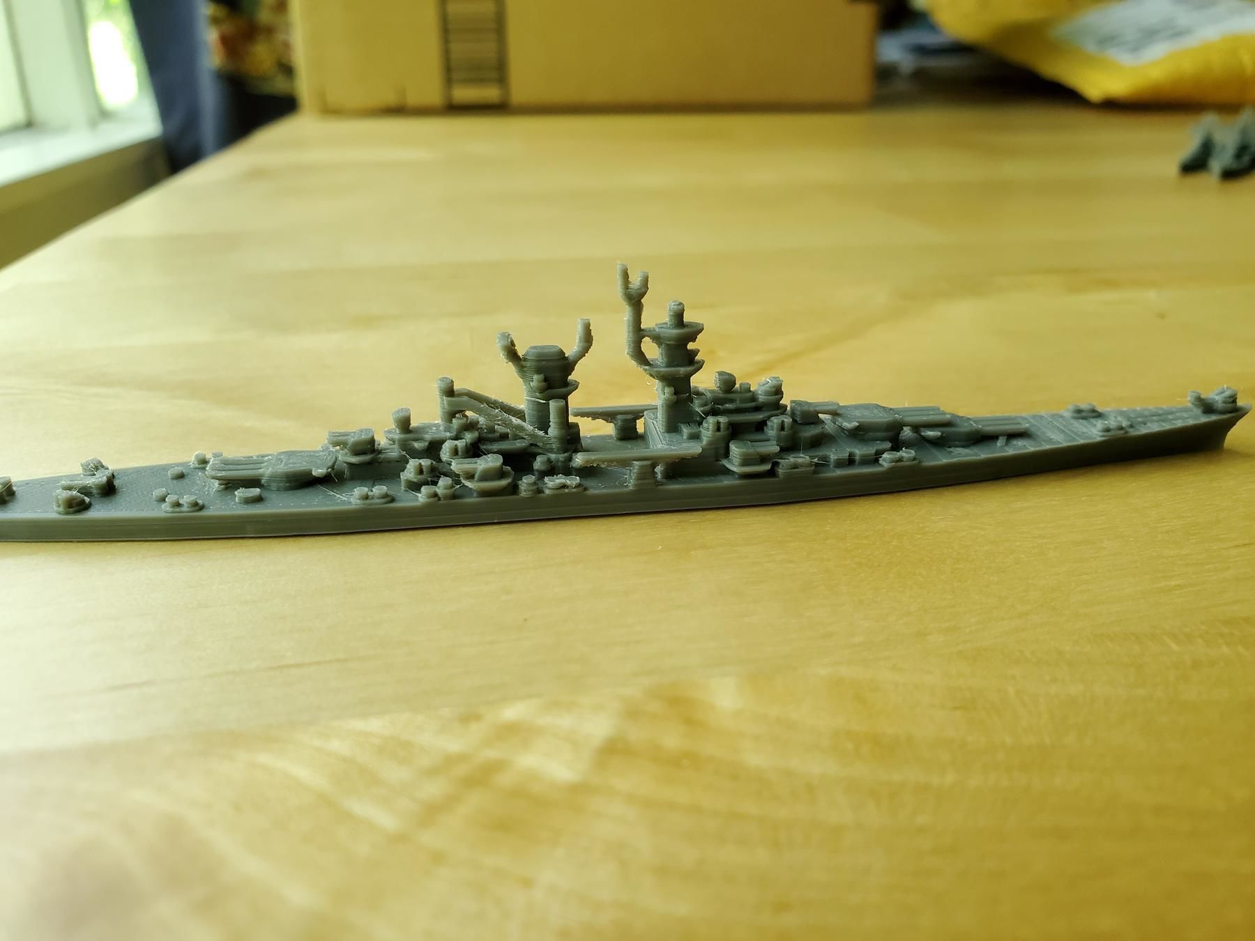 US Alaska Class Cruiser Warship 3D print model_14