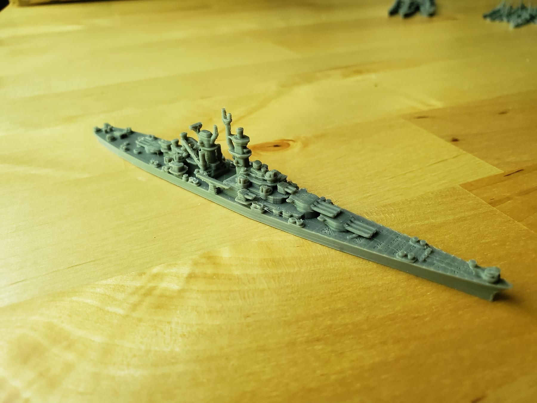 US Alaska Class Cruiser Warship 3D print model_12