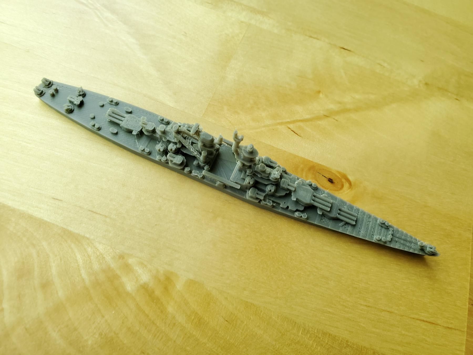 US Alaska Class Cruiser Warship 3D print model_17