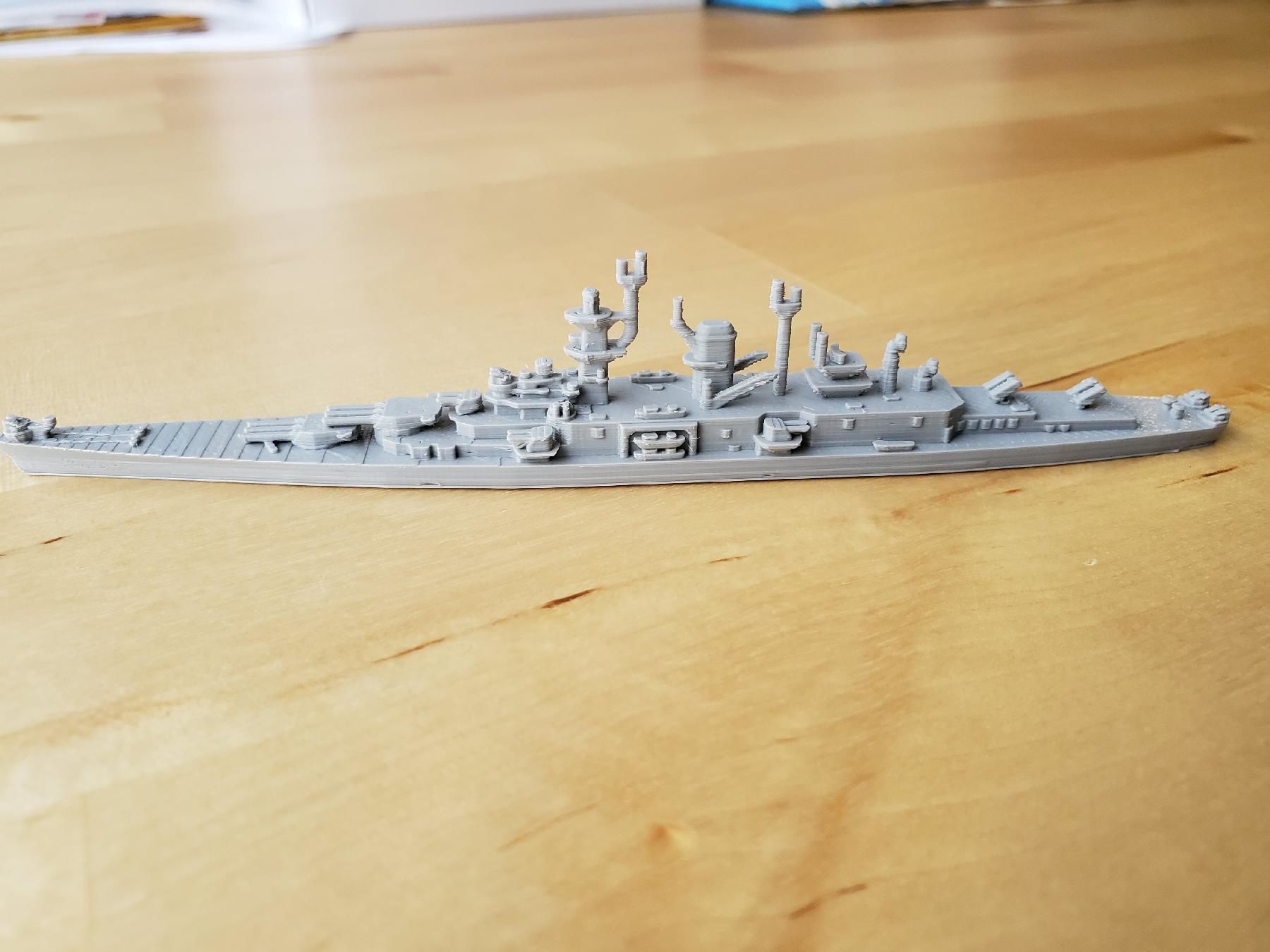 US Alaska Class Cruiser Warship 3D print model_20