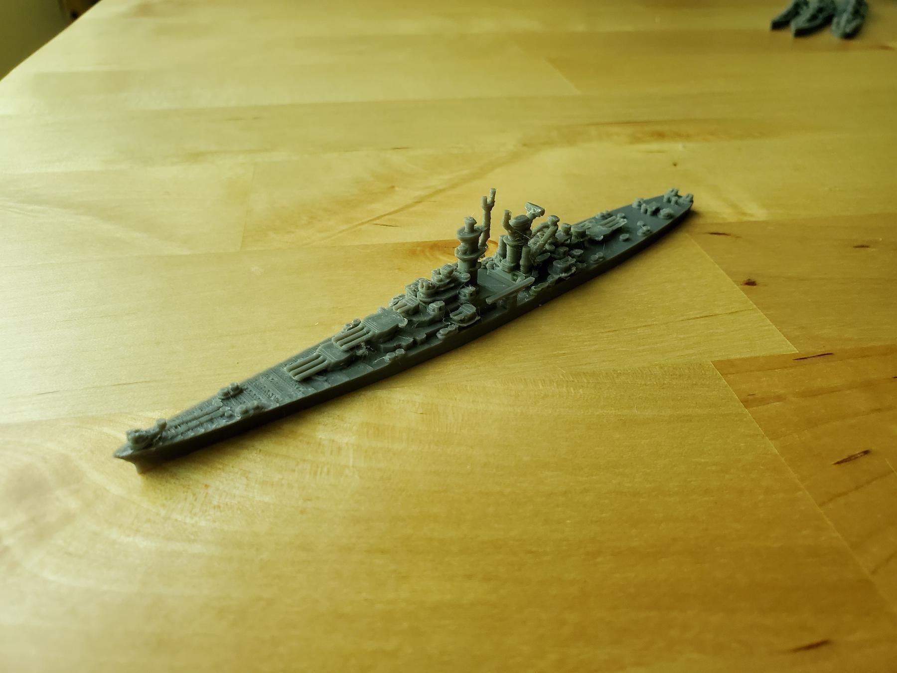 US Alaska Class Cruiser Warship 3D print model_11