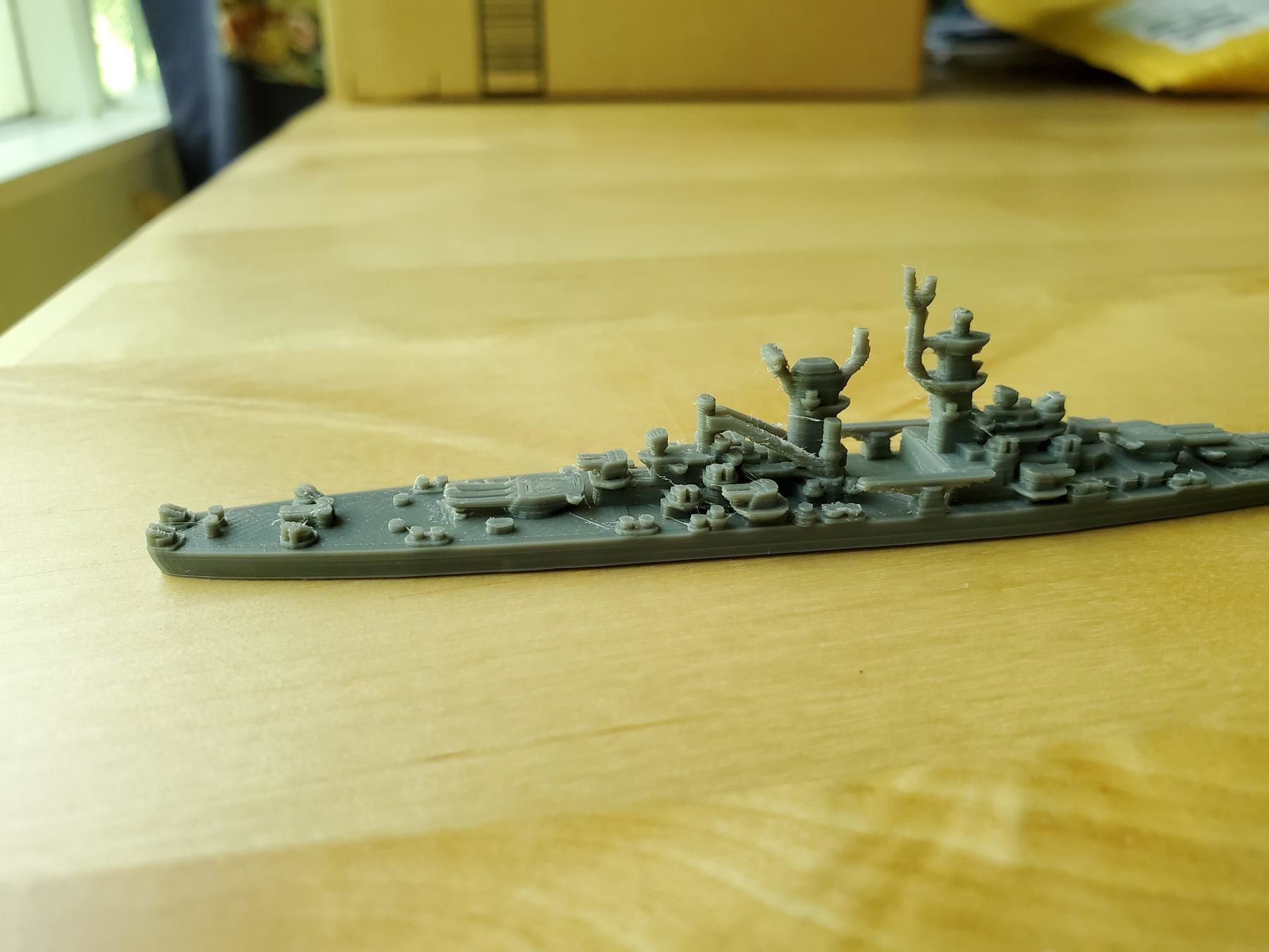 US Alaska Class Cruiser Warship 3D print model_15