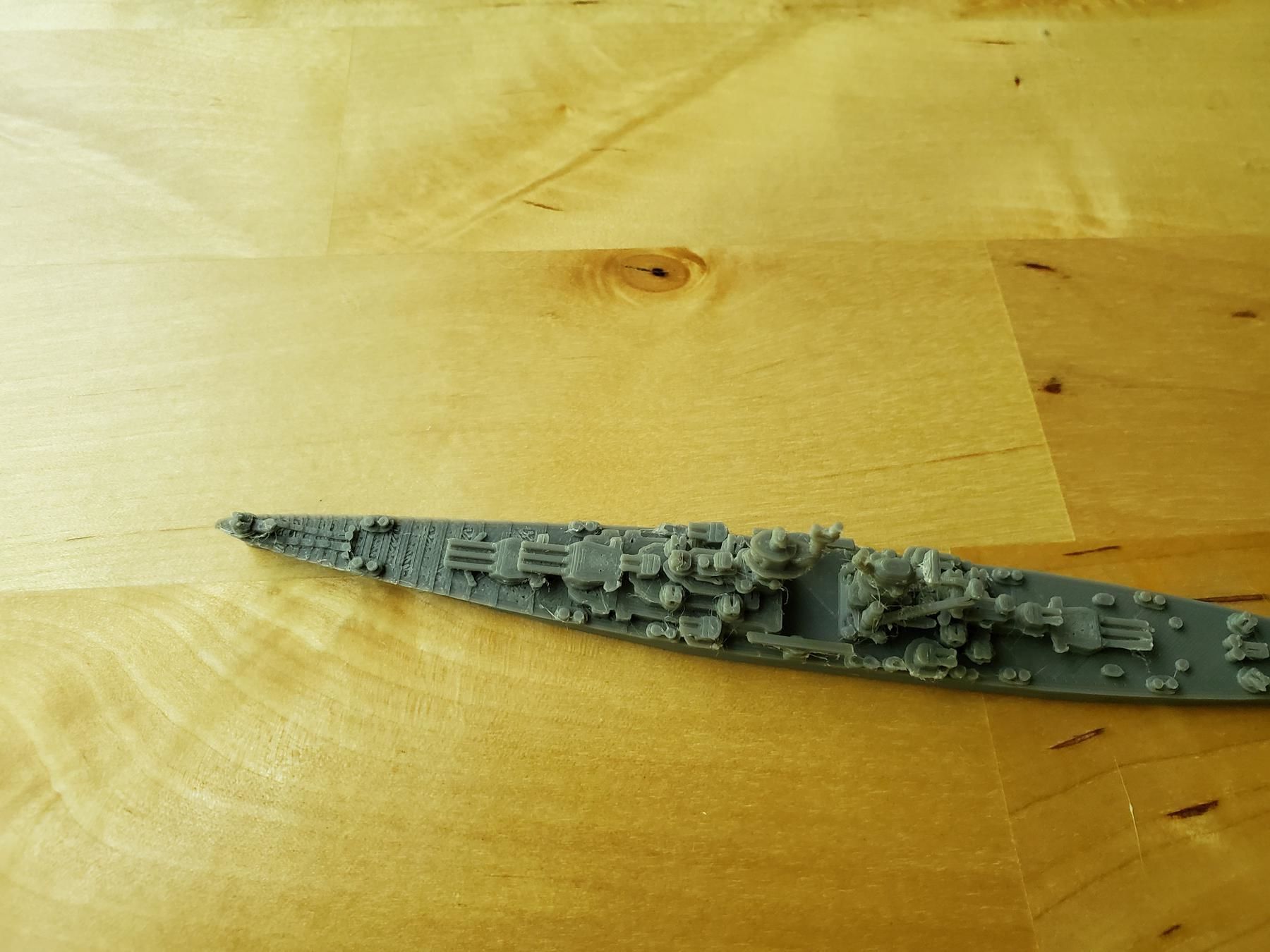 US Alaska Class Cruiser Warship 3D print model_9