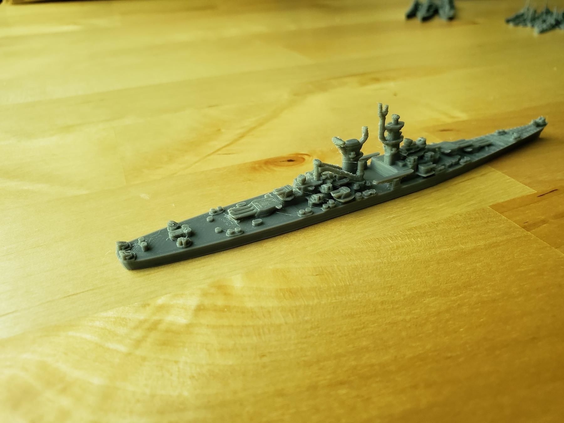 US Alaska Class Cruiser Warship 3D print model_13