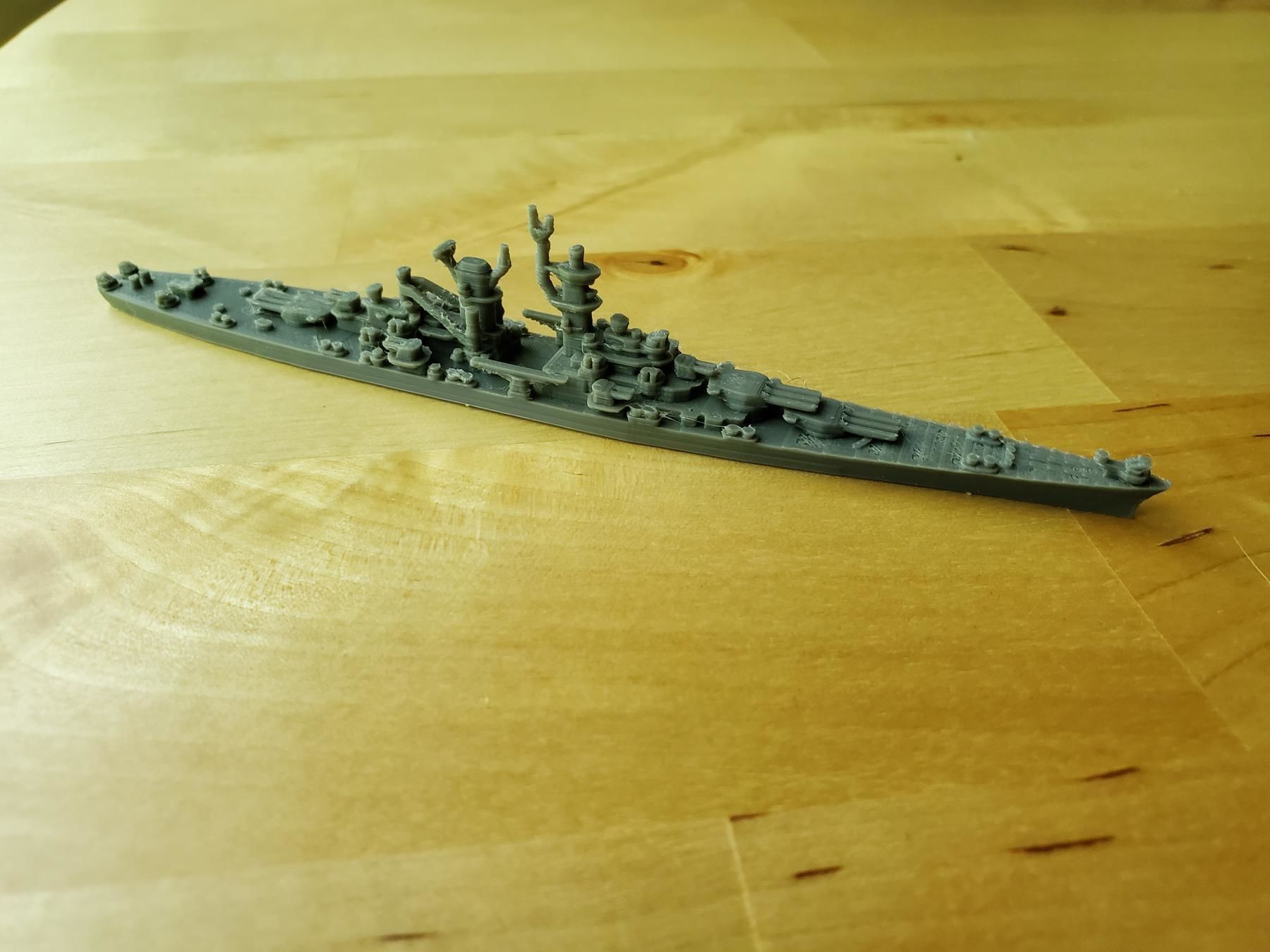 US Alaska Class Cruiser Warship 3D print model_5