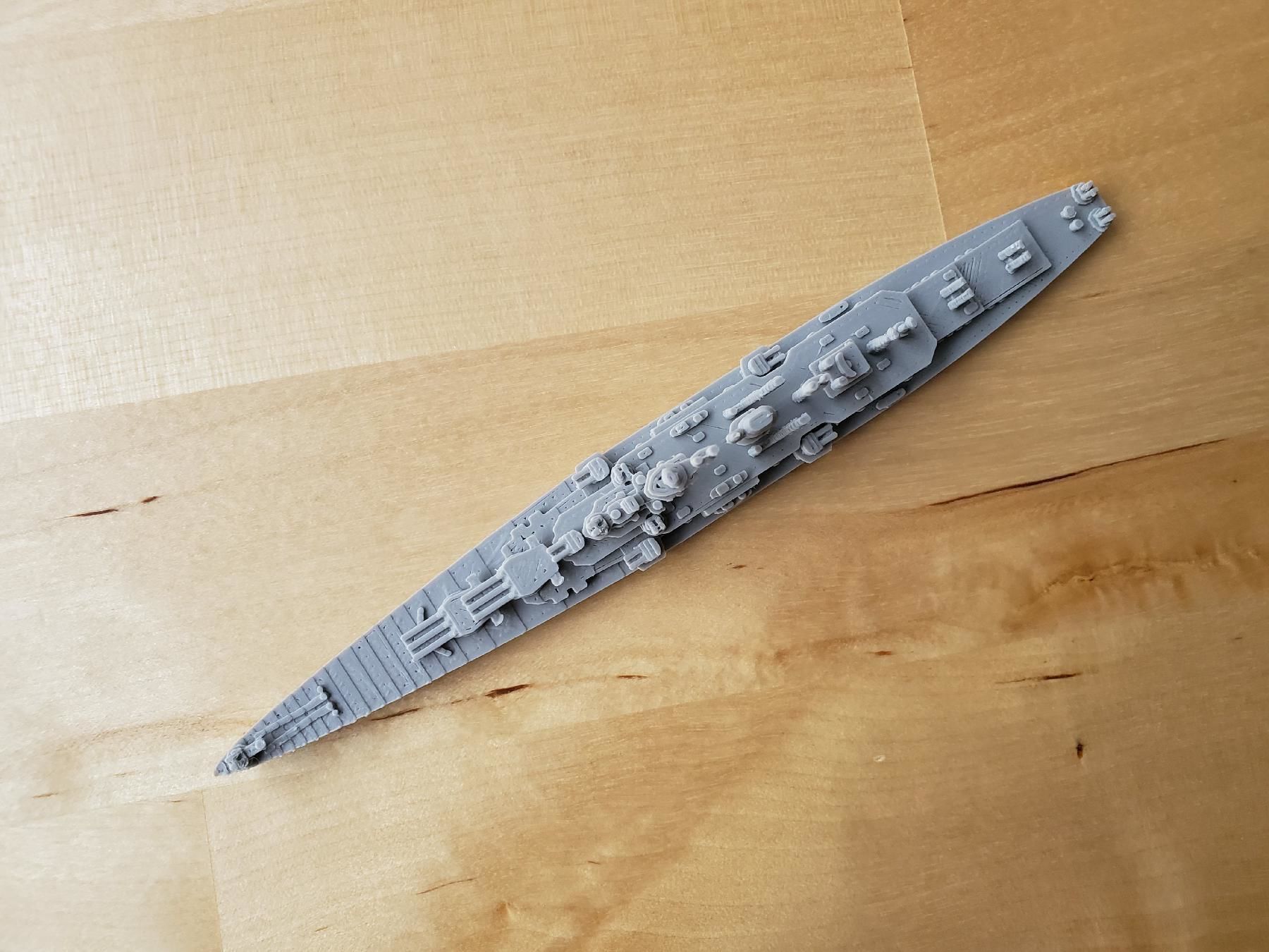 US Alaska Class Cruiser Warship 3D print model_26