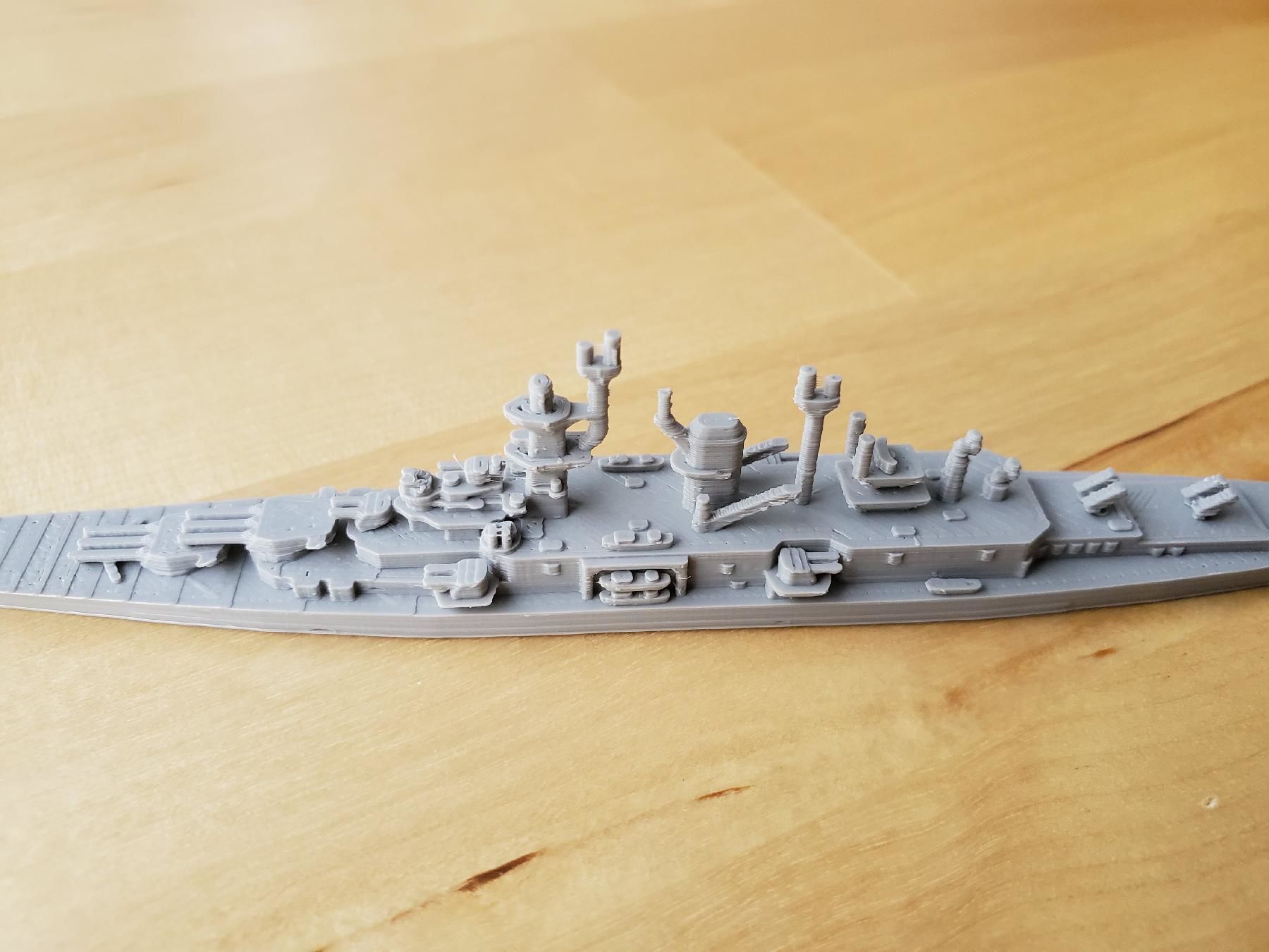 US Alaska Class Cruiser Warship 3D print model_23