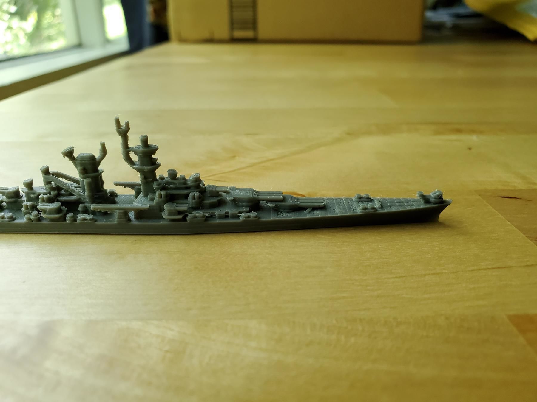 US Alaska Class Cruiser Warship 3D print model_16