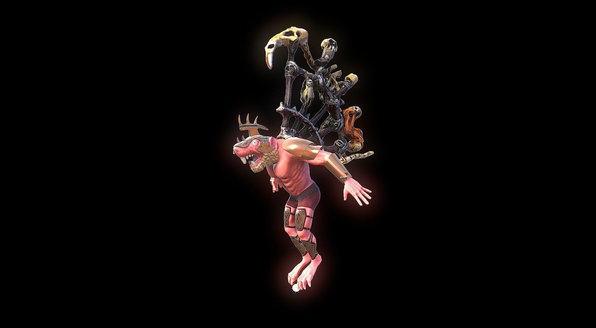 Warcraft Warlord VR Unity PBR  Low-poly 3D model_10