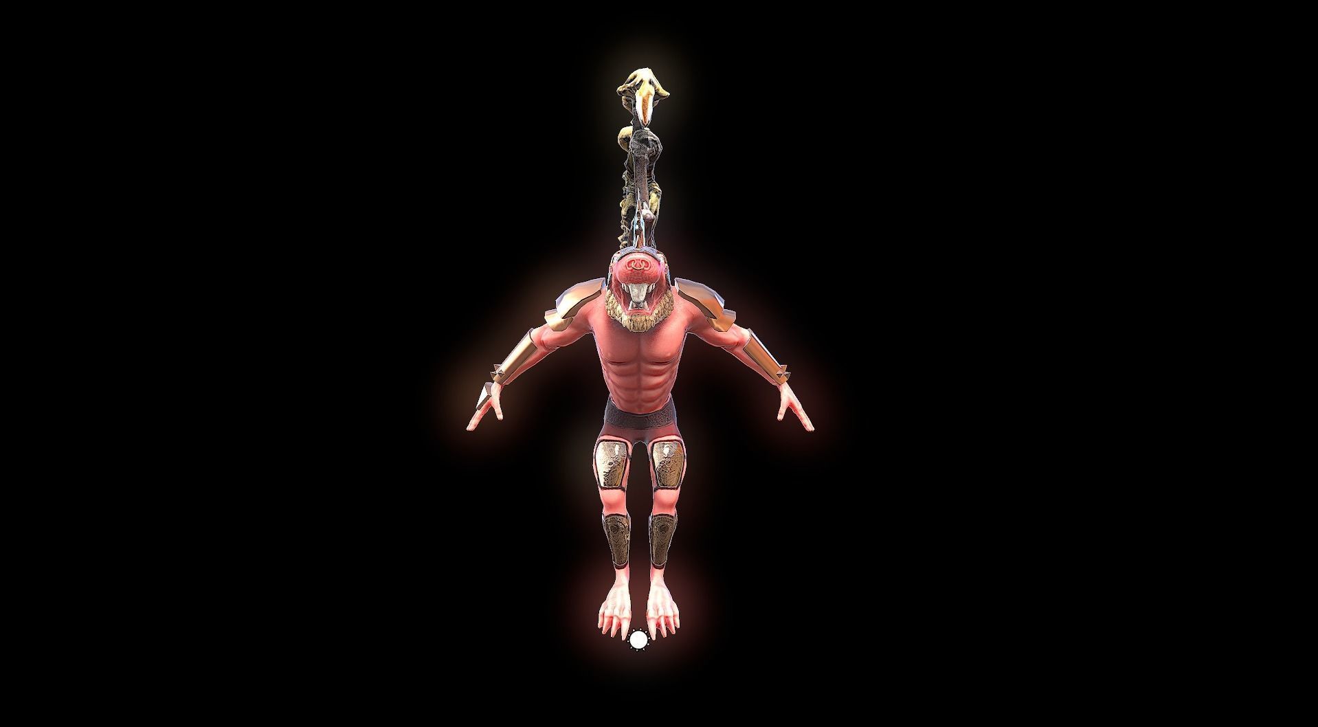 Warcraft Warlord VR Unity PBR  Low-poly 3D model_8