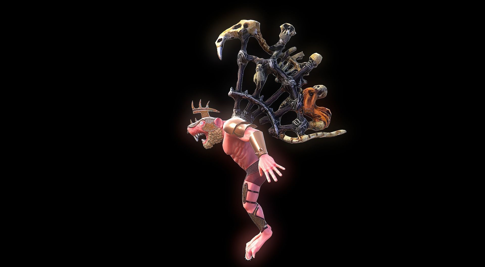 Warcraft Warlord VR Unity PBR  Low-poly 3D model_4