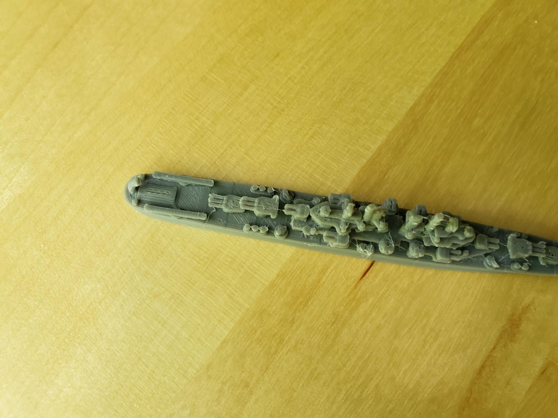 US Cleveland Class Cruiser Warship 3D print model_10