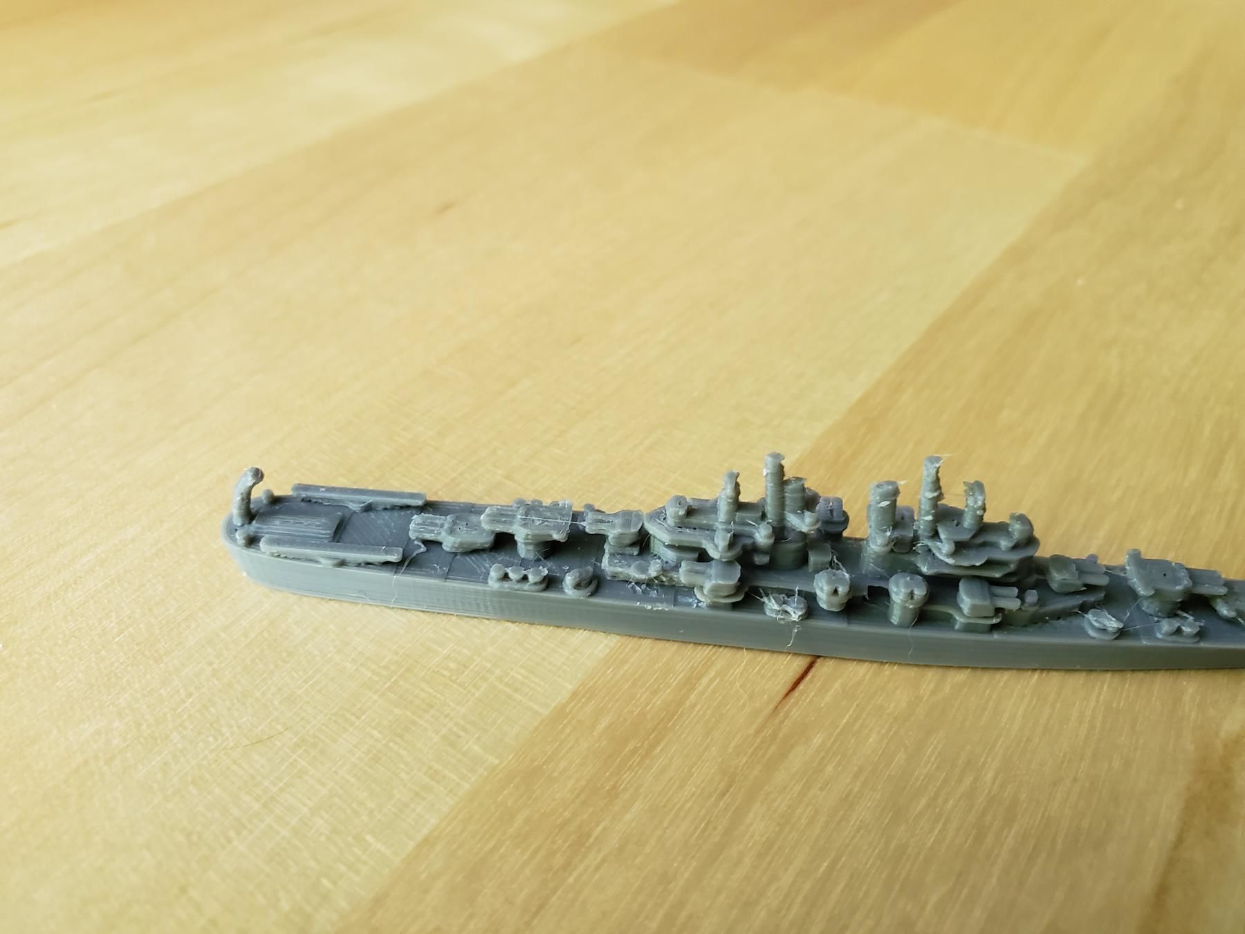 US Cleveland Class Cruiser Warship 3D print model_6