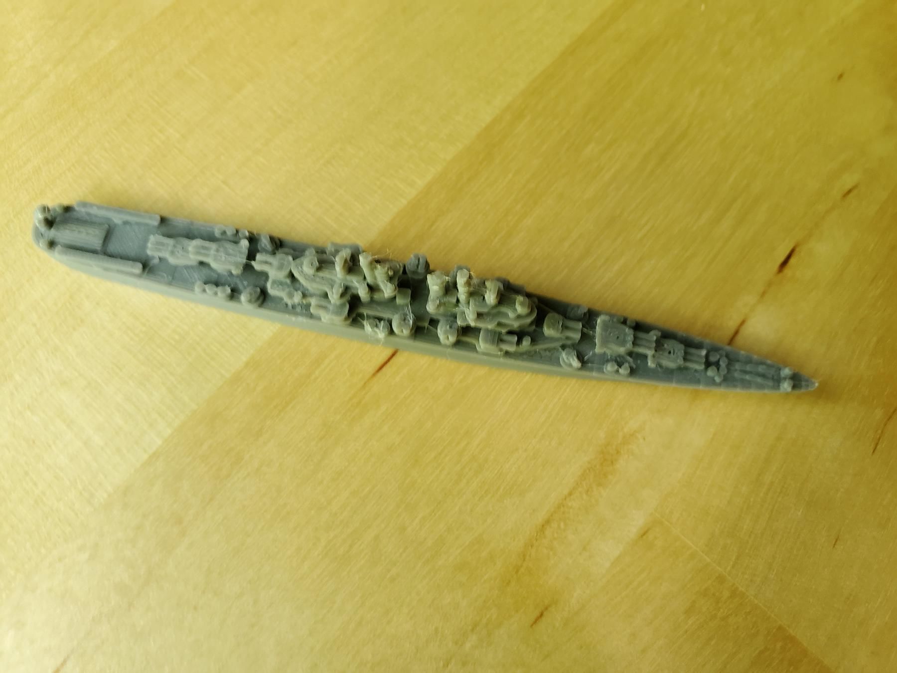 US Cleveland Class Cruiser Warship 3D print model_8