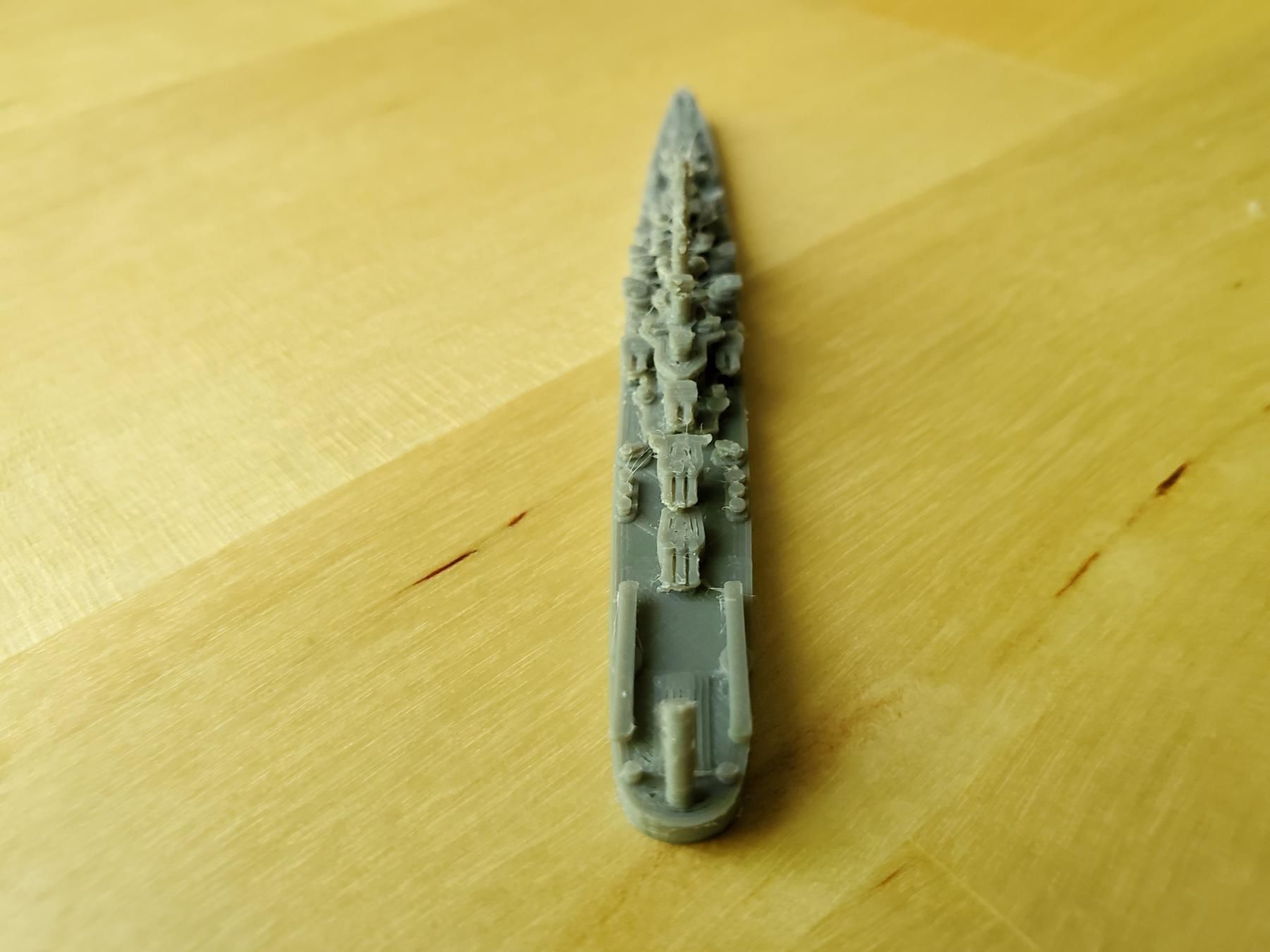 US Cleveland Class Cruiser Warship 3D print model_12