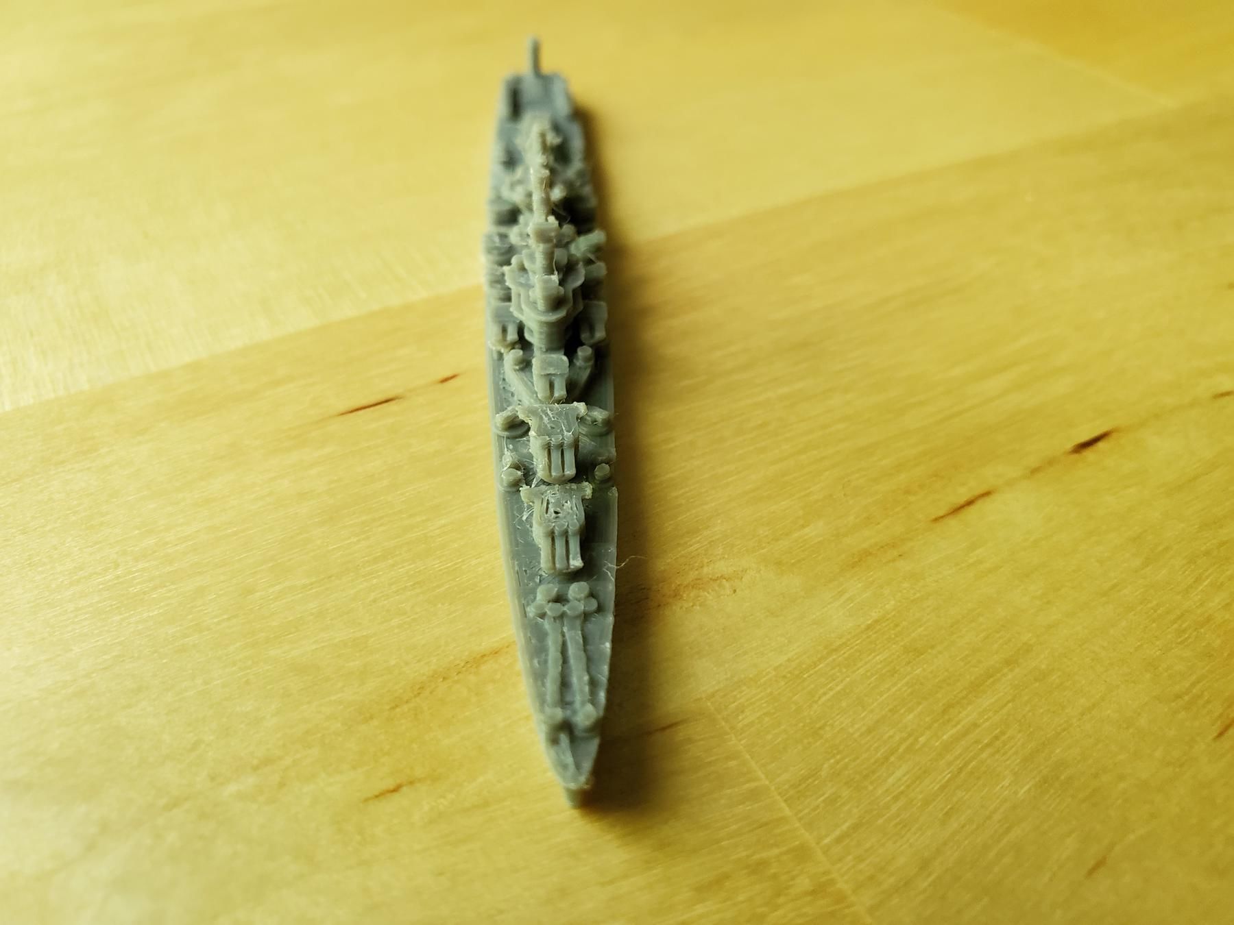 US Cleveland Class Cruiser Warship 3D print model_11
