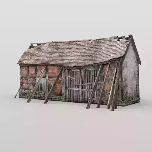 Derelict Barn in fbx format