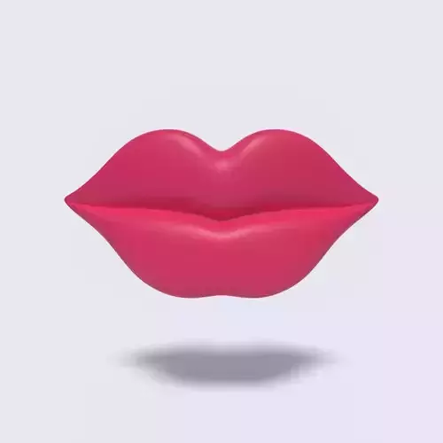 Cartoon Lips Icon