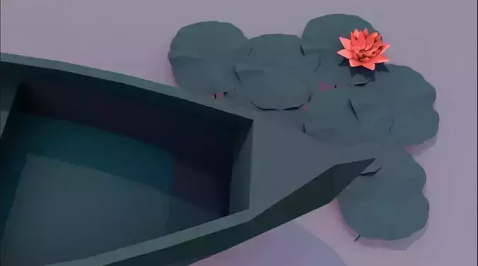 Boat Scene Free 3D model