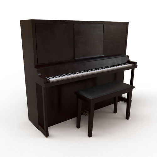 Piano Low-poly 3D model
