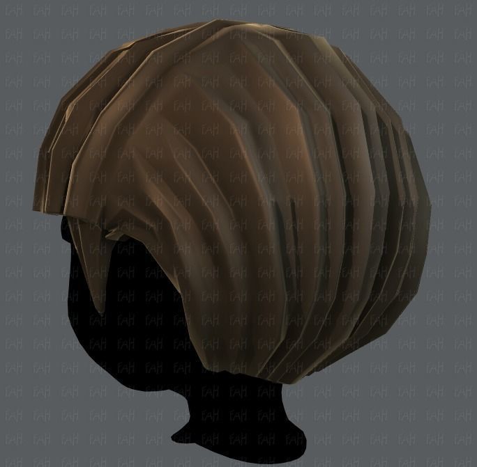 3D Hair style for boy V09 Low-poly 3D model_22