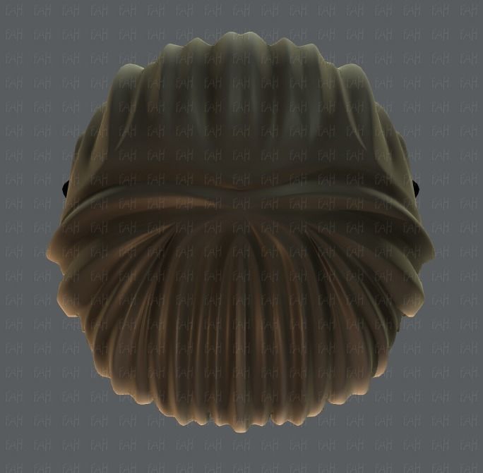 3D Hair style for boy V09 Low-poly 3D model_33