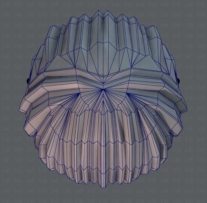 3D Hair style for boy V09 Low-poly 3D model_36