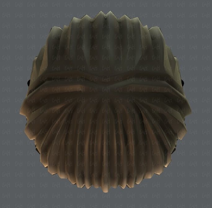 3D Hair style for boy V09 Low-poly 3D model_35