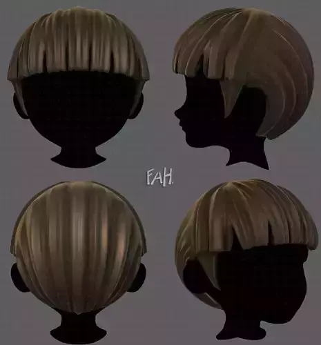 3D Hair style for boy V09