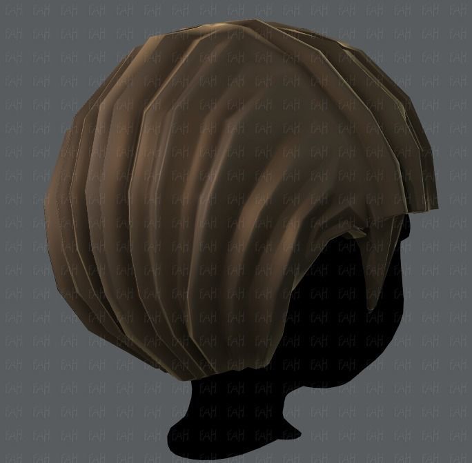 3D Hair style for boy V09 Low-poly 3D model_20