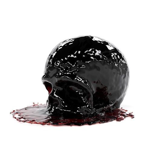 Melted Skull 3D model