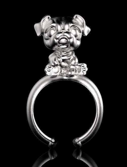 ring dog 3d model 3D print model_10