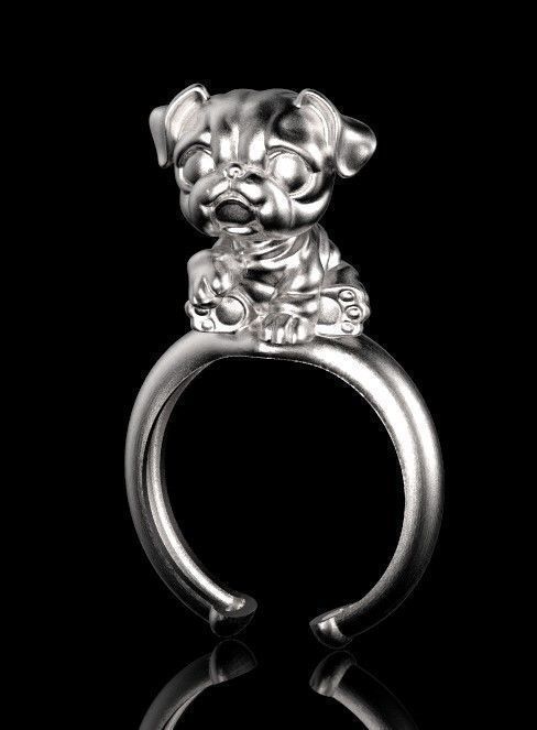 ring dog 3d model 3D print model_1