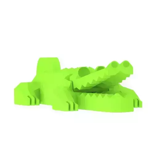 Crocodile pendant 3D print model