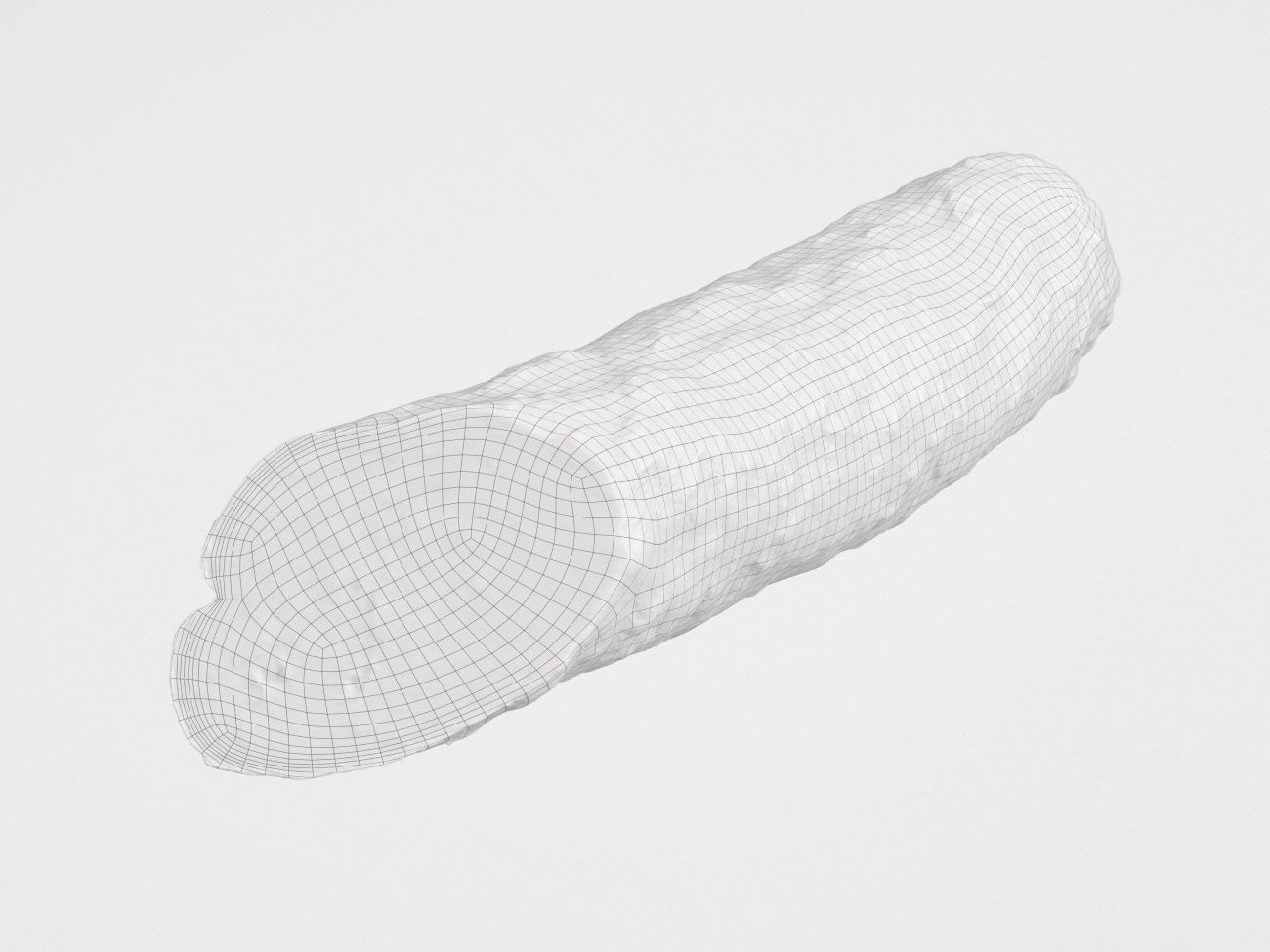 Photorealistic Salami 3D Scan 3D model_7