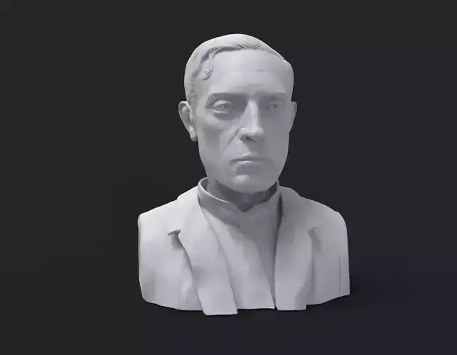 Buster Keaton bust  3D print model