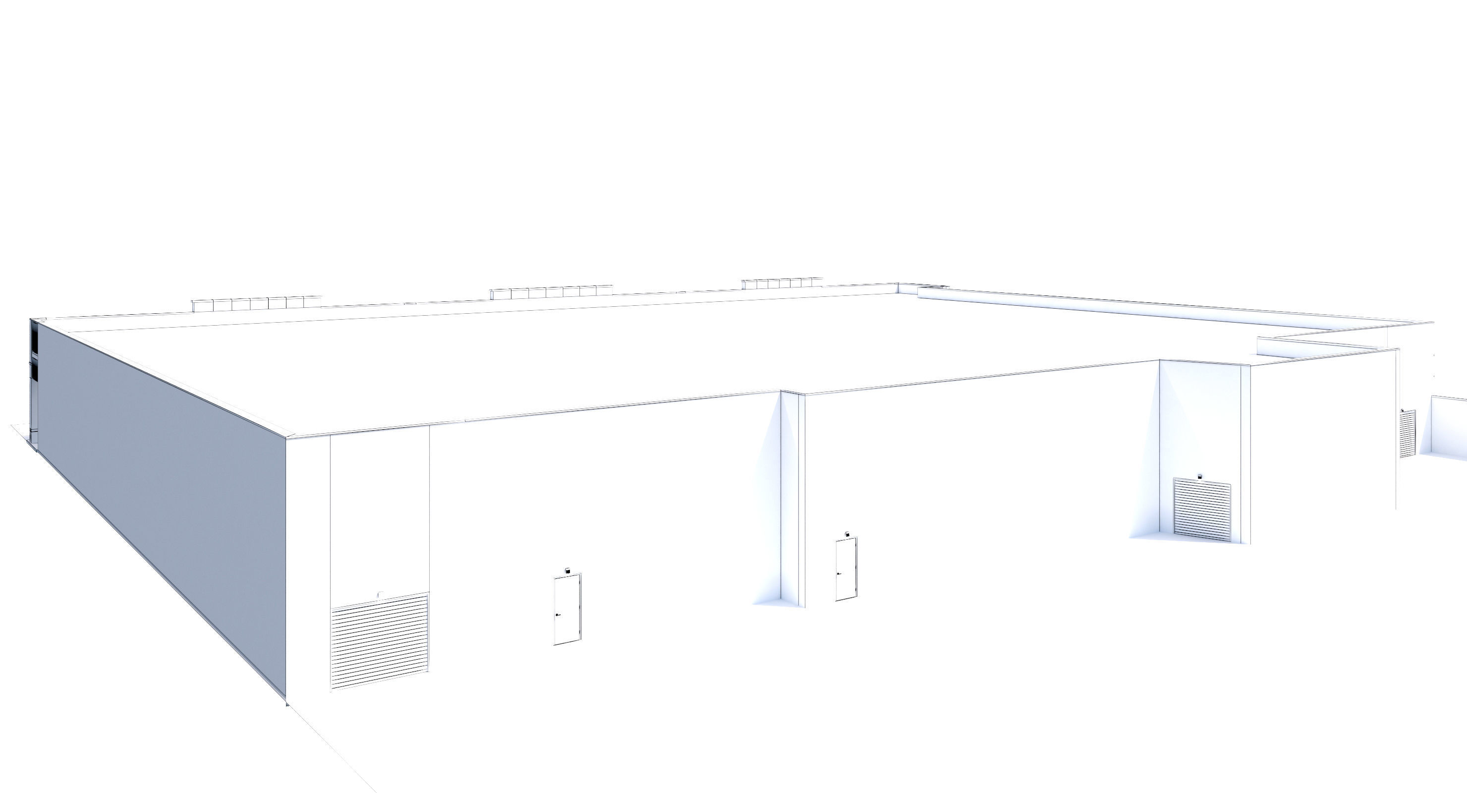 Retail-035 Retail Mall Building 3D model_14