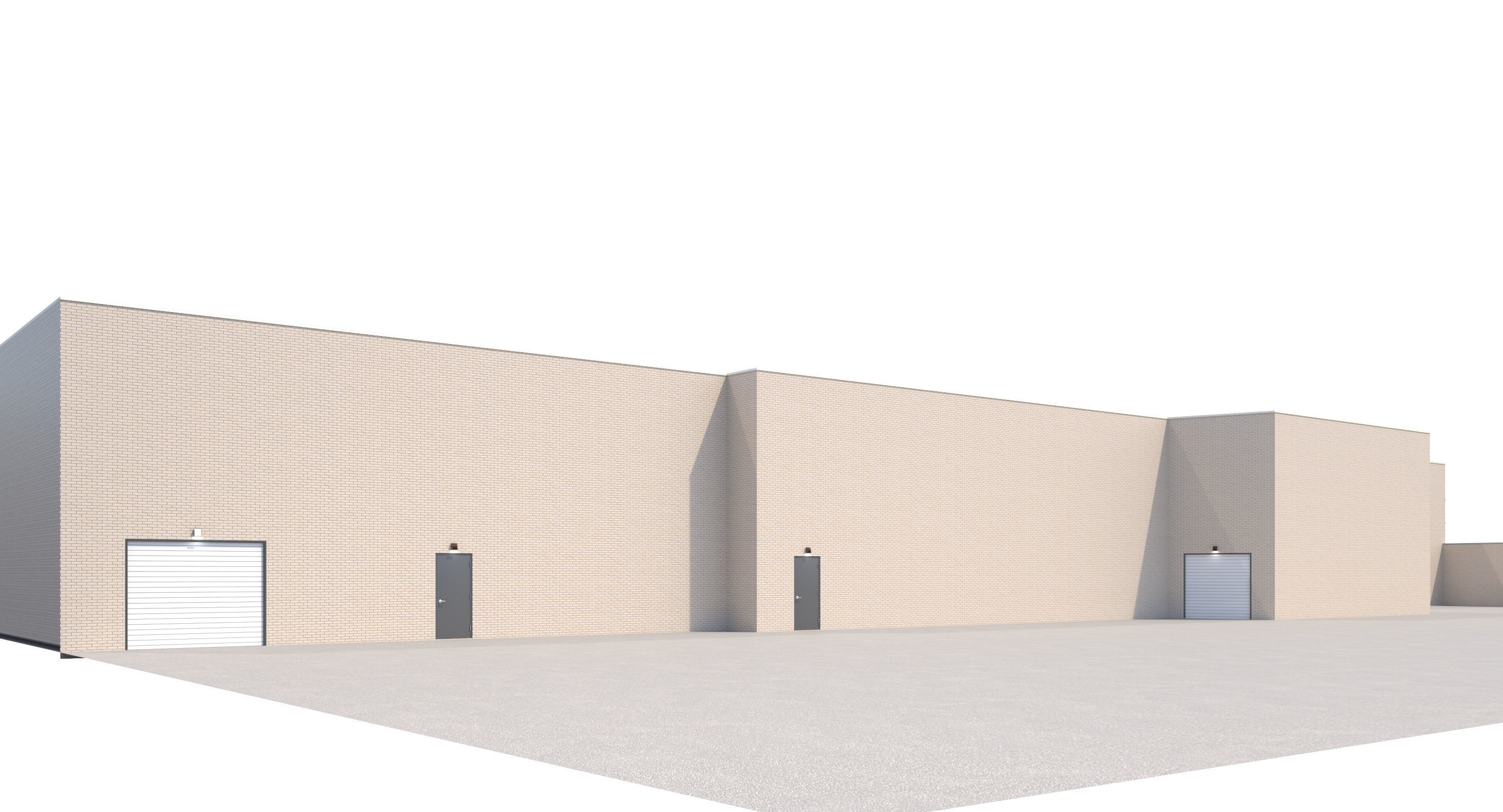 Retail-036 Retail Mall Building 3D model_4