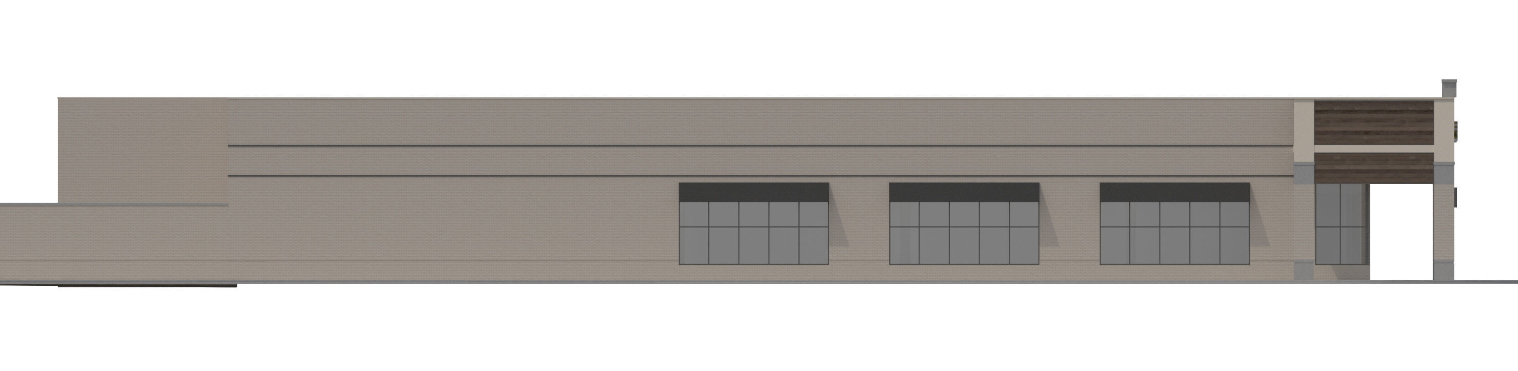 Retail-036 Retail Mall Building 3D model_11