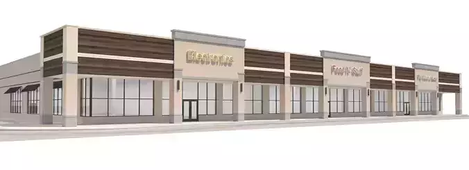 Retail-036 Retail Mall Building