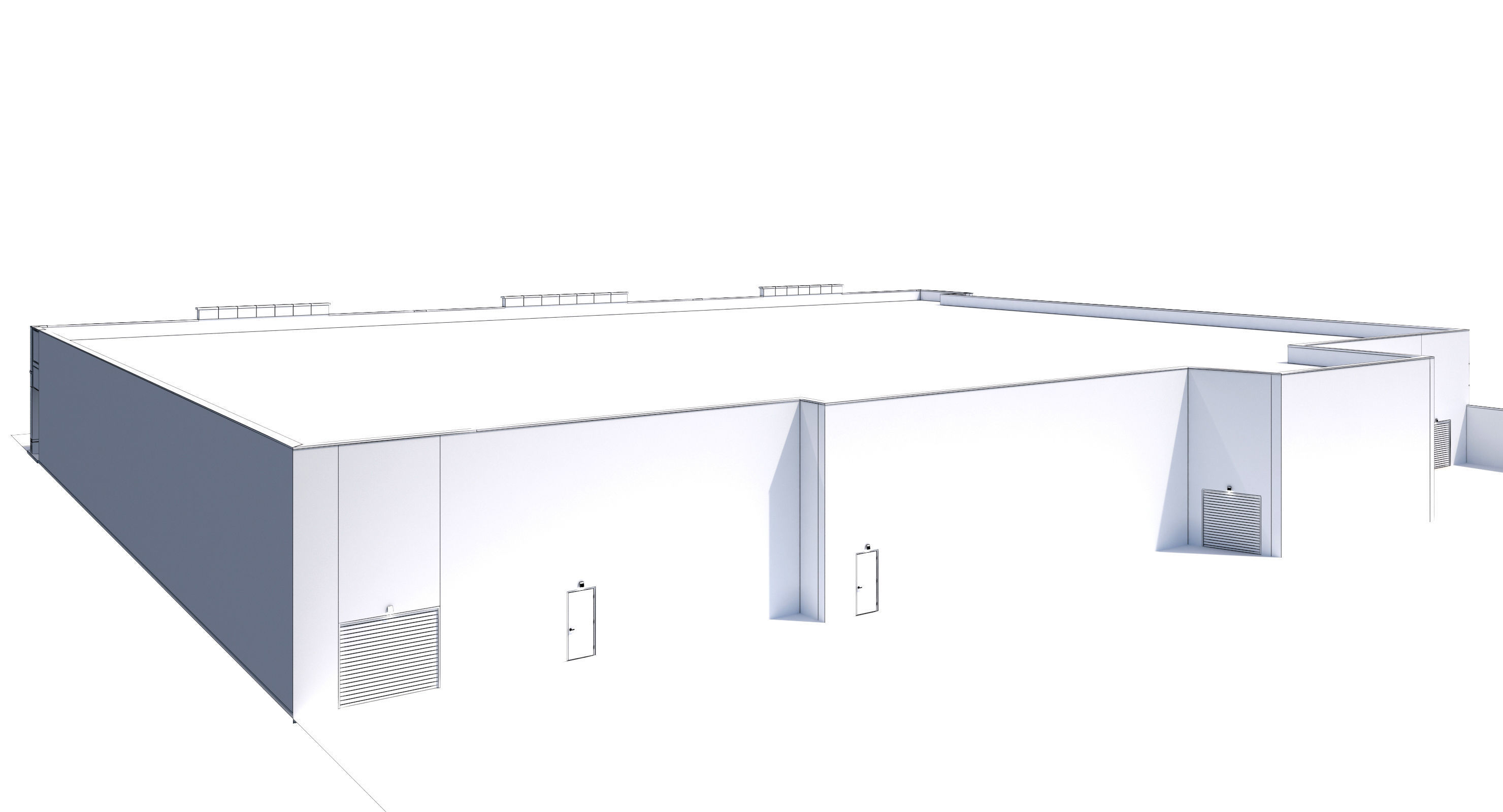 Retail-036 Retail Mall Building 3D model_16