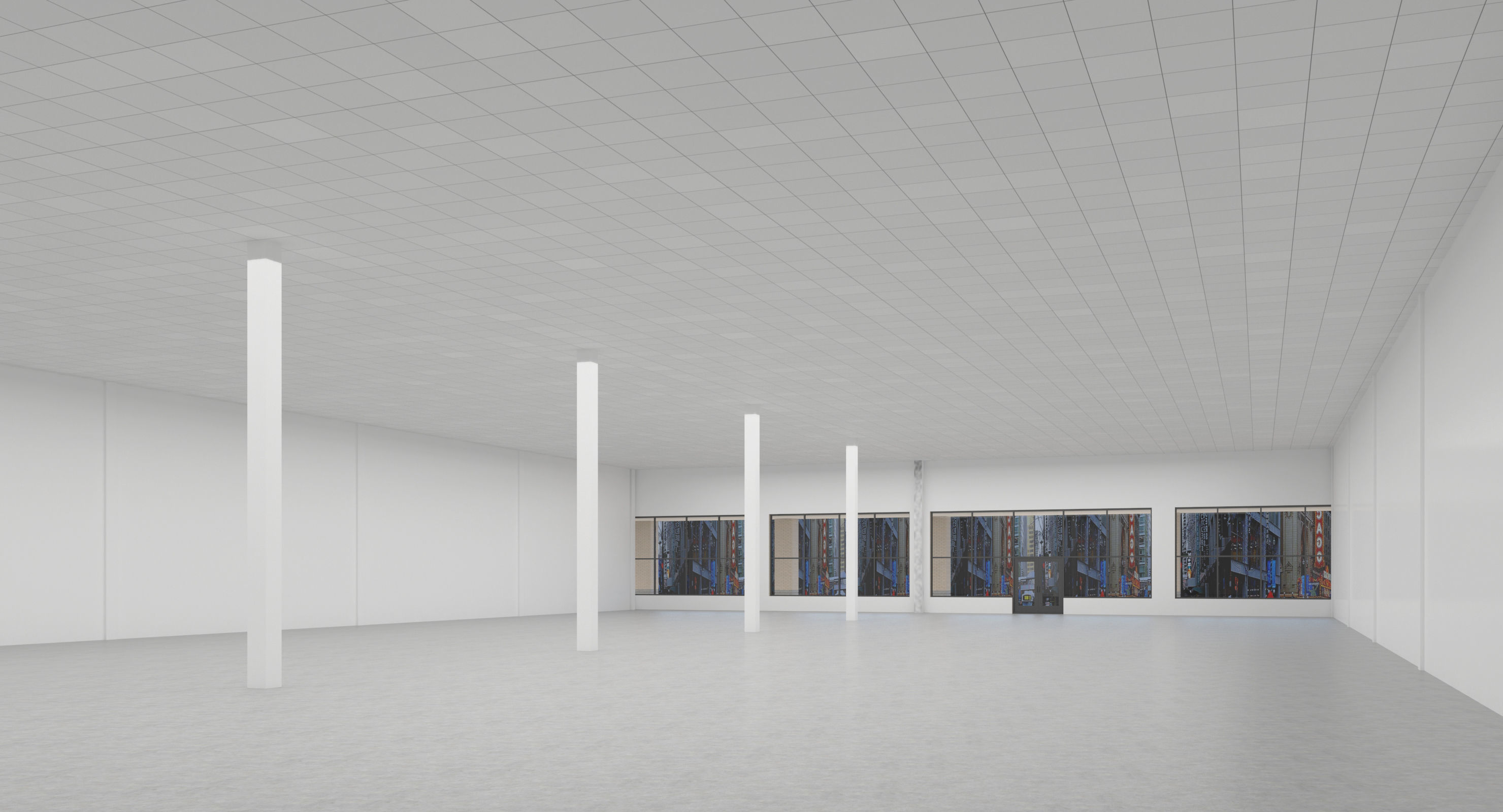 Retail-036 Retail Mall Building 3D model_3