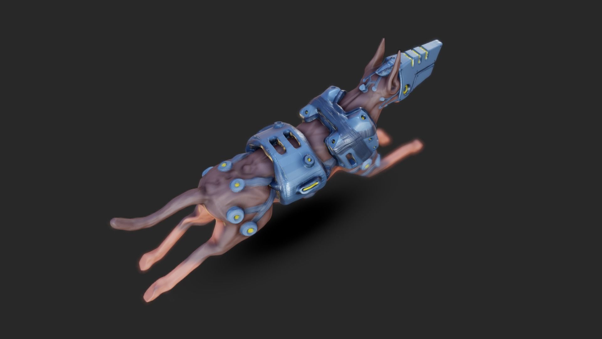 Mech Dog 3D model_3
