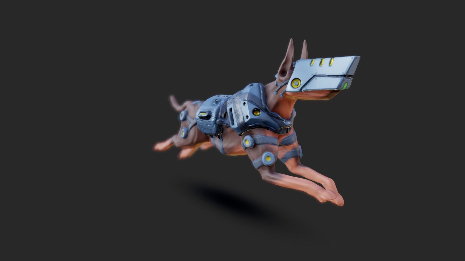 Mech Dog 3D model_1