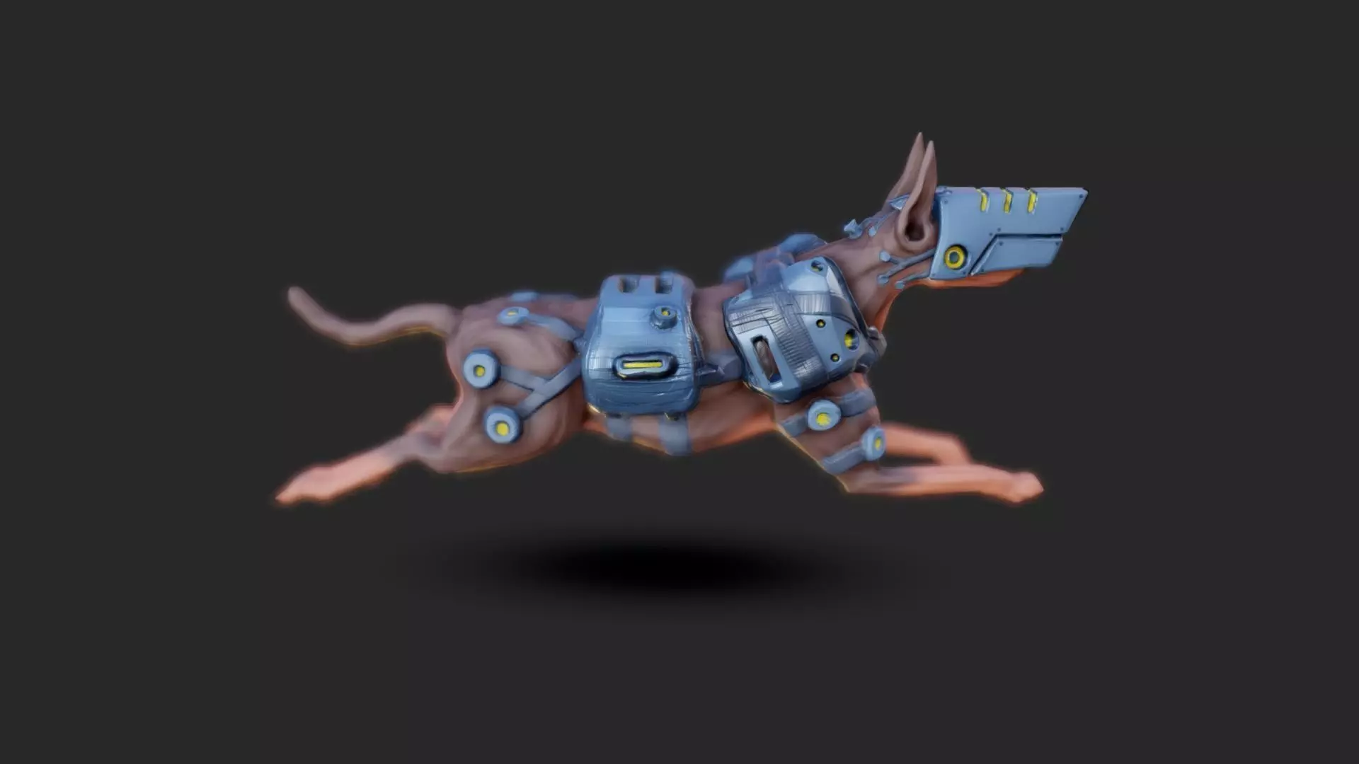 Mech Dog 3D model_0