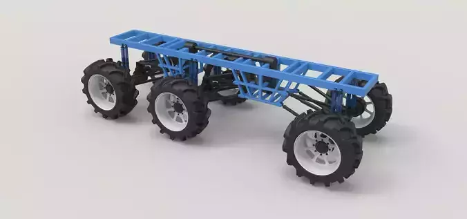 Chassis 6x6 for Mud truck