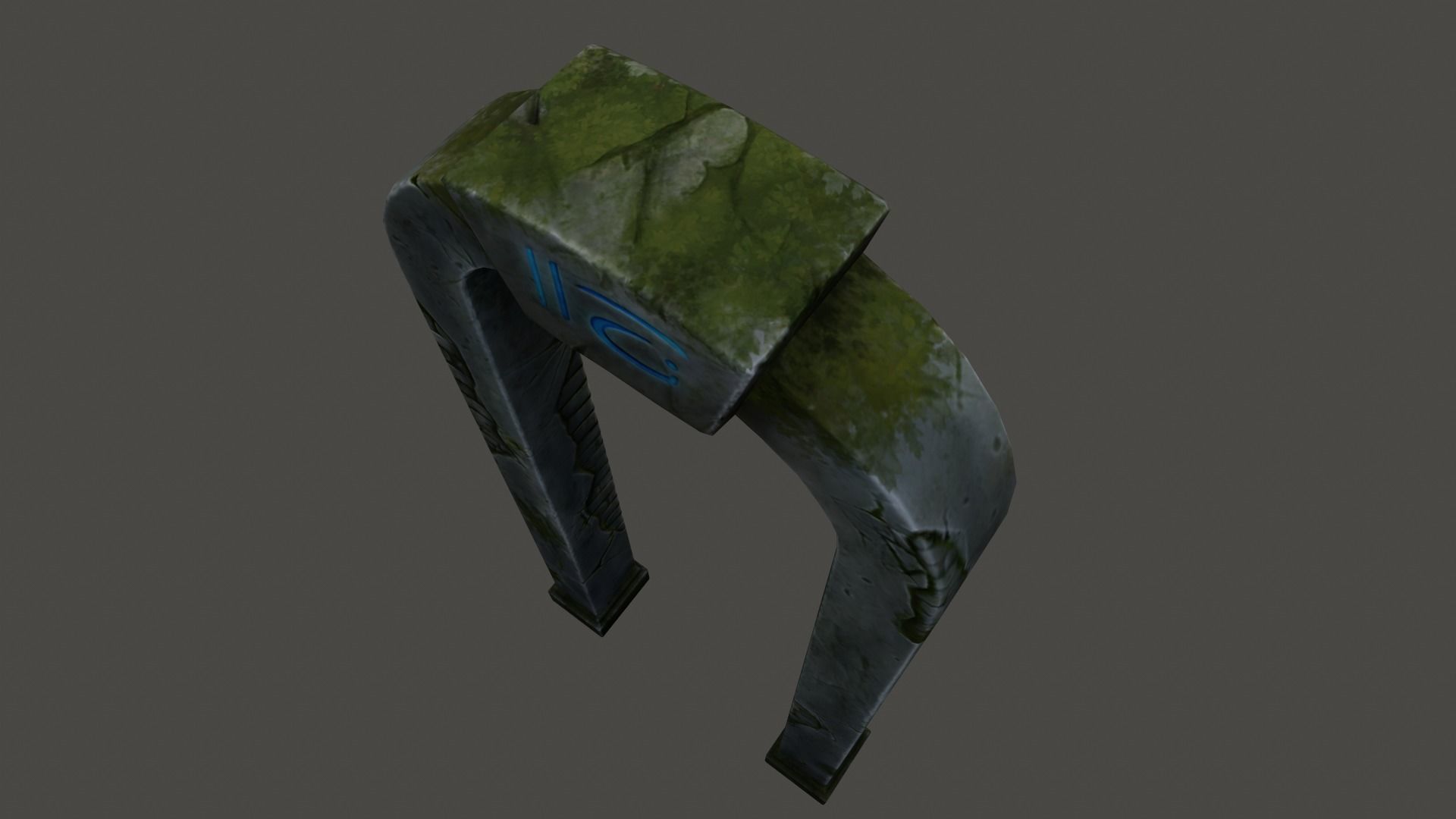 ancient archway  Low-poly 3D model_6