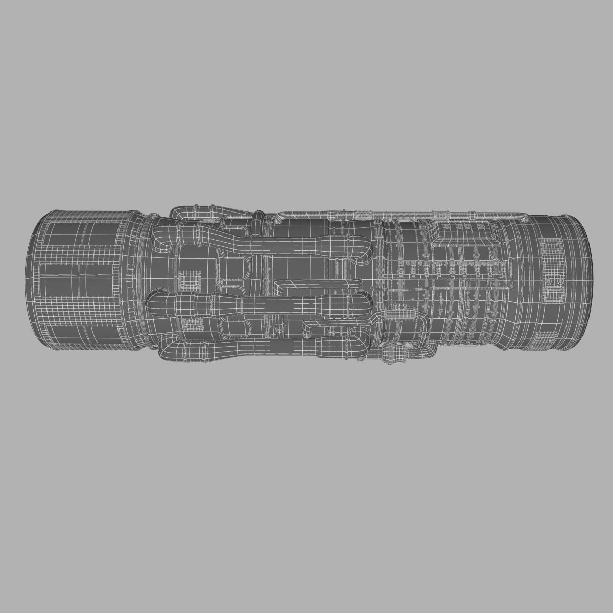 Aircraft Engine 3D model_11