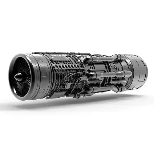 Aircraft Engine 3D model