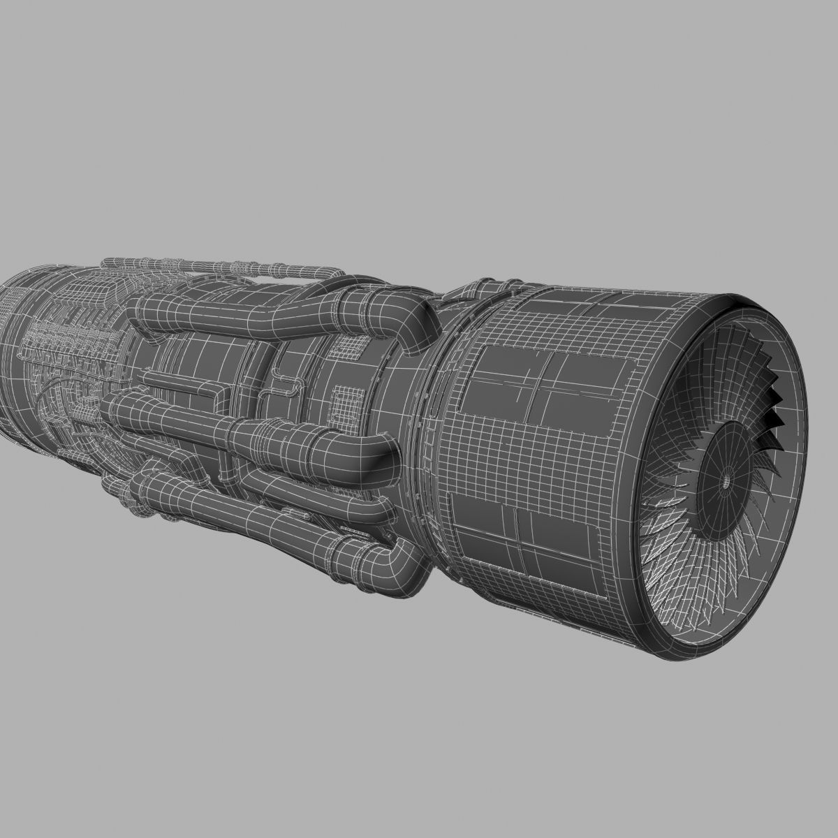 Aircraft Engine 3D model_14